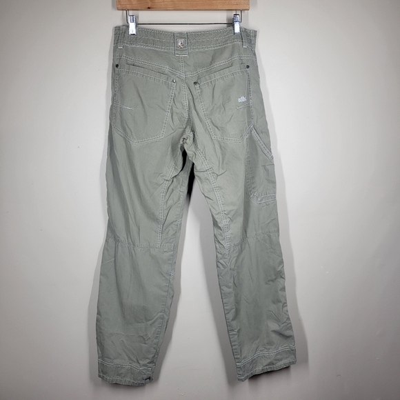Kuhl Revolvr Hiking Pants 30x32 Outdoor Khaki Green Vintage Patina Dye Carpenter - Picture 6 of 9